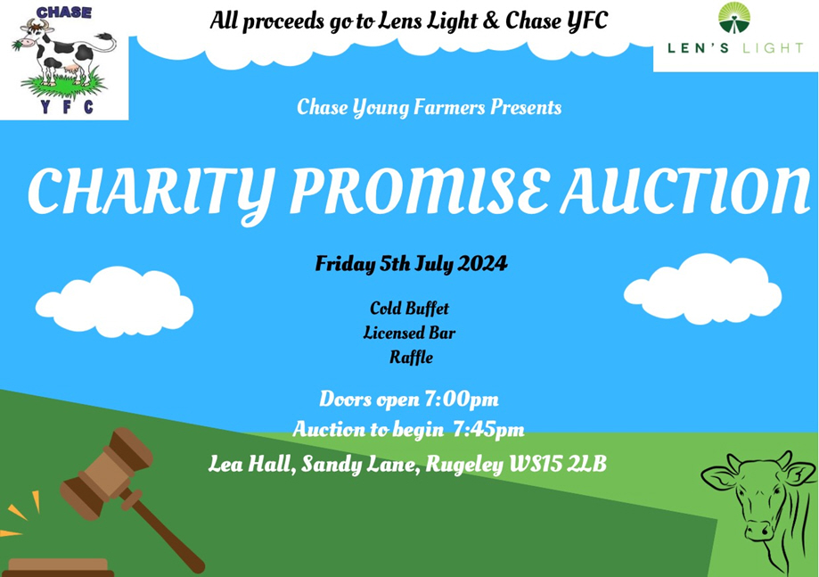 Chase Young Farmers Charity Promise Auction
